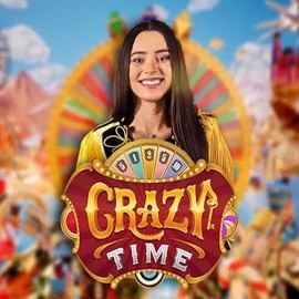Crazy Time logo by Evolution at Betory CasinoCrazy Time