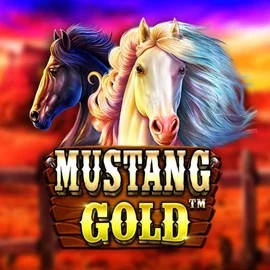 Mustang Gold slot logo by Pragmatic Play at Betory Casino
