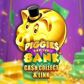 Official Slots logo: Piggies And The Bank Cash Collect & Link by Origins at Betory Casino